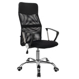 Scaun de birou Joel 2, Textil, Negru, 61x59x109-123 cm