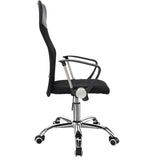 Scaun de birou Joel 2, Textil, Negru, 61x59x109-123 cm