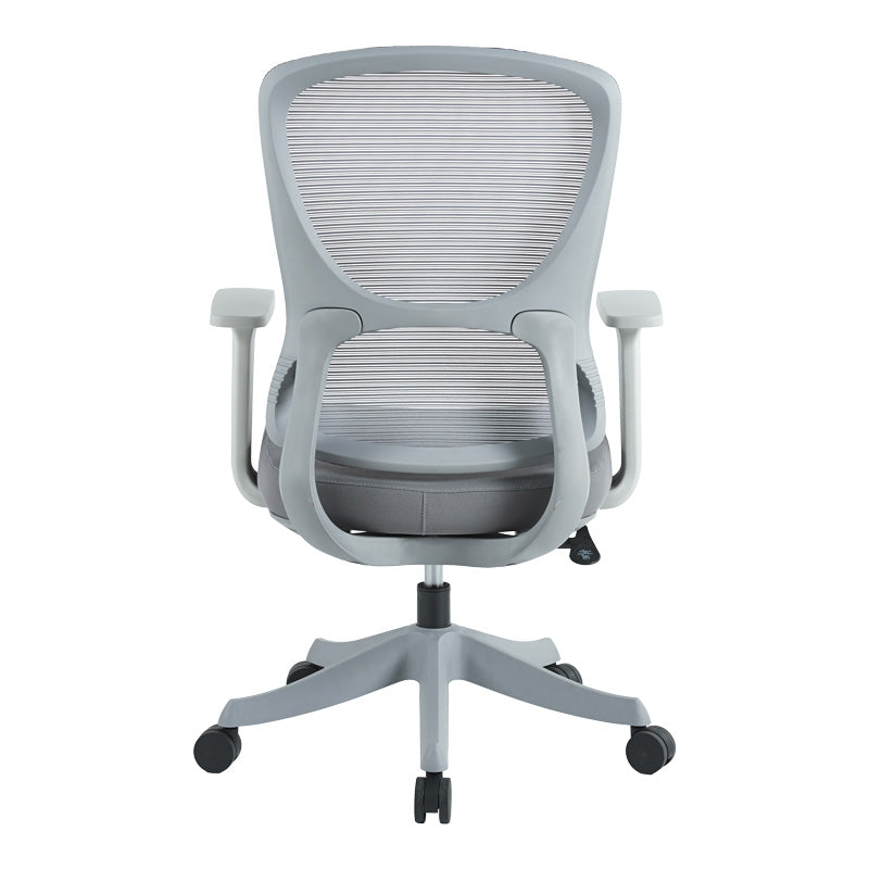 Scaun de birou Litulo, mesh, 51x51x106 cm - Gri
