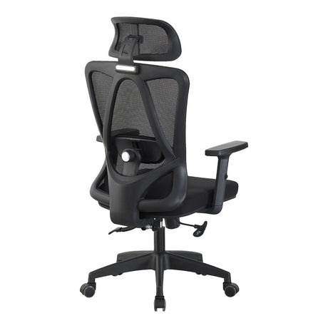 Scaun de birou Magida, Stofa, Negru