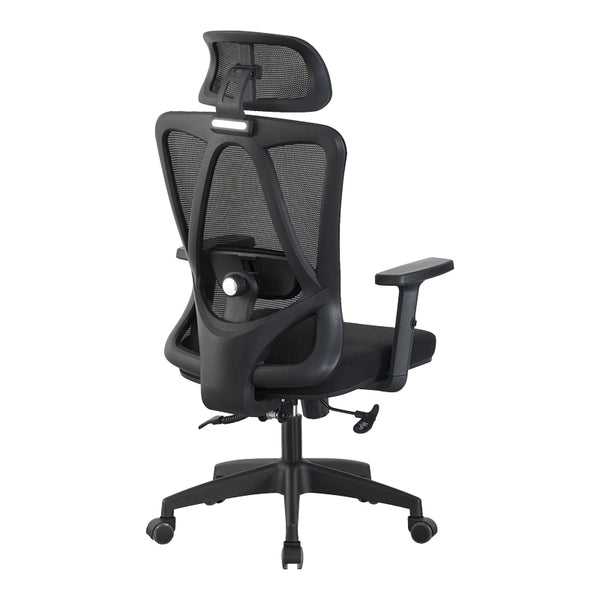 Scaun de birou Magida, Stofa, Negru