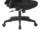 Scaun de birou Magida, Stofa, Negru