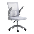 Scaun de birou manager Annalize plasa, Gri, 57x53x100 cm, perspectiva suplimentara