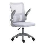 Scaun de birou manager Annalize plasa, Gri, 57x53x100 cm