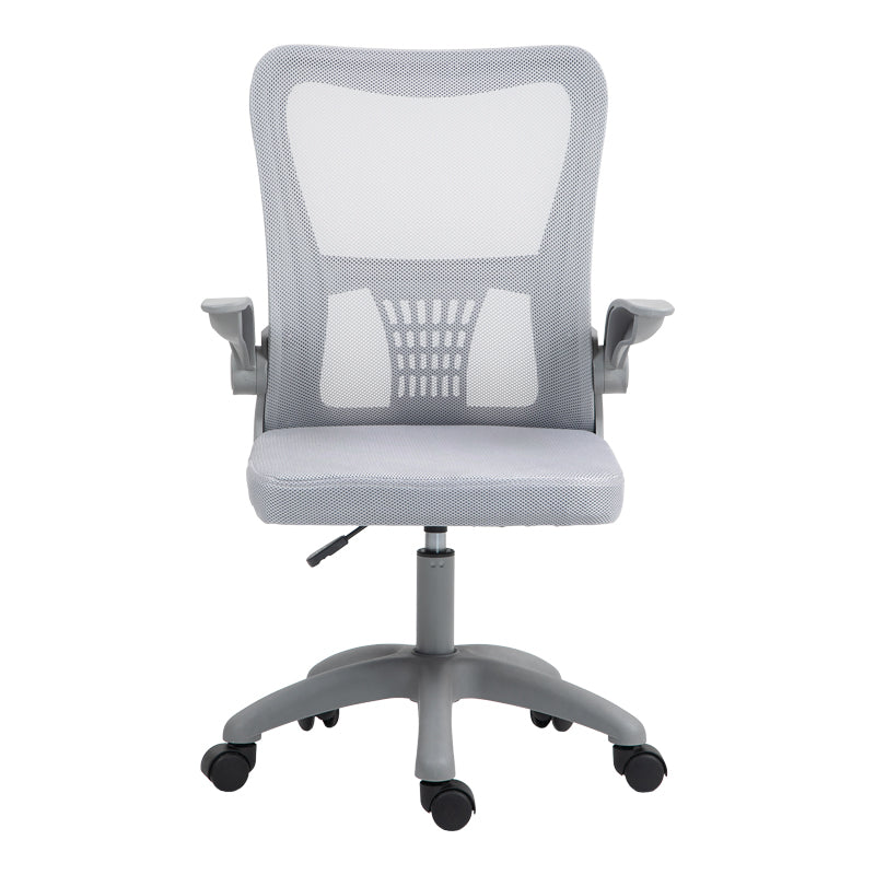 Scaun de birou manager Annalize plasa, Gri, 57x53x100 cm