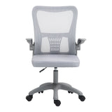 Scaun de birou manager Annalize plasa, Gri, 57x53x100 cm
