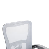 Scaun de birou manager Annalize plasa, Gri, 57x53x100 cm