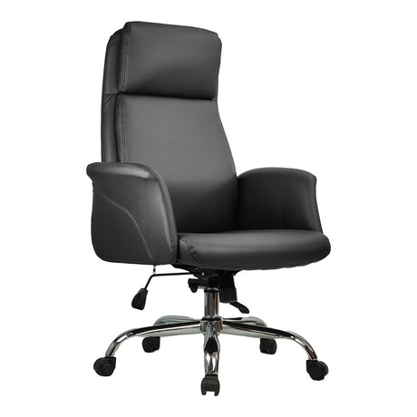 Scaun de birou Manager Derjio, Negru, 68x66x115 cm