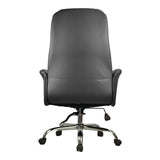 Scaun de birou Manager Derjio, Negru, 68x66x115 cm - Negru