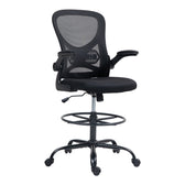 Scaun de birou manager Derzio din plasa neagra de la 62x53x131 cm