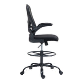 Scaun de birou manager Derzio din plasa, neagra, 62x53x131 cm, foto produs