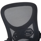 Scaun de birou manager Derzio din plasa, neagra, 62x53x131 cm, foto produs 9