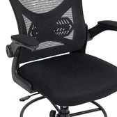 Scaun de birou manager Derzio din plasa, neagra, 62x53x131 cm, foto produs 10