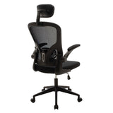 Scaun de birou Manager Ergoline cu plasa, neagra, 65x62 cm