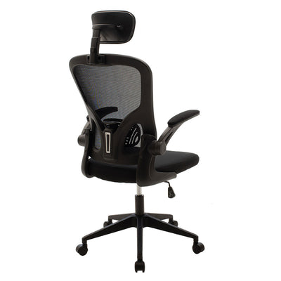 Scaun de birou Manager Ergoline cu plasa, neagra, 65x62 cm, imagine suplimentara