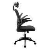 Scaun de birou Manager Ergoline cu plasa, neagra, 65x62 cm