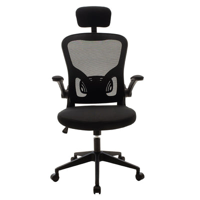 Scaun de birou Manager Ergoline cu plasa, neagra, 65x62 cm, perspectiva suplimentara