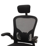 Scaun de birou Manager Ergoline cu plasa, neagra, 65x62 cm