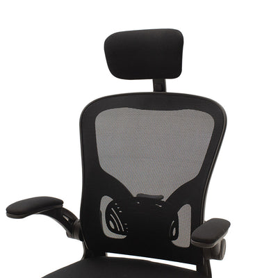 Scaun de birou Manager Ergoline cu plasa, neagra, 65x62 cm, foto produs