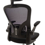 Scaun de birou Manager Ergoline cu plasa, neagra, 65x62 cm