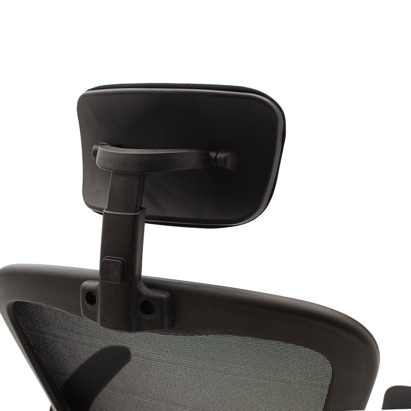 Scaun de birou Manager Ergoline cu plasa, neagra, 65x62 cm
