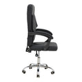 Scaun de birou manager Glorin negru pu, 60x68x128 cm, detaliu produs