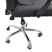 Scaun de birou manager Glorin negru pu, 60x68x128 cm, foto produs 7