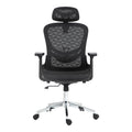 Scaun de birou manager Mergi plasa, neagra, 62x63x120 cm, foto produs
