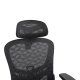 Scaun de birou manager Mergi plasa, neagra, 62x63x120 cm