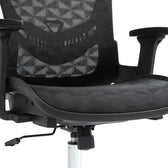 Scaun de birou manager Mergi plasa, neagra, 62x63x120 cm, foto produs 10