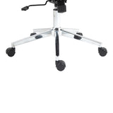 Scaun de birou manager Mergi plasa, neagra, 62x63x120 cm