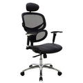 Scaun de birou manager, neagra, 65x65x122 cm, imagine suplimentara