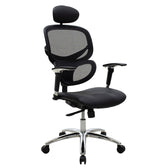 Scaun de birou manager, neagra, 65x65x122 cm, imagine suplimentara