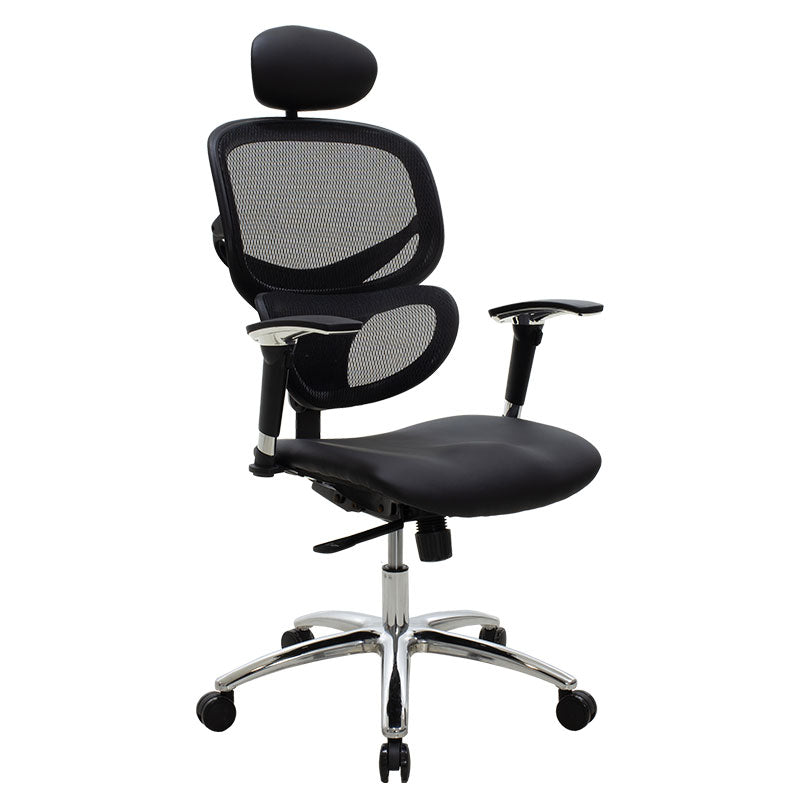 Scaun de birou manager, neagra, 65x65x122 cm, imagine suplimentara