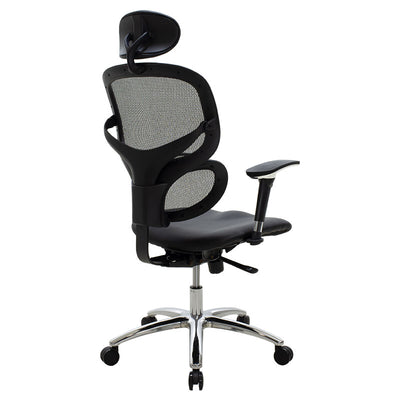 Scaun de birou manager, neagra, 65x65x122 cm, detaliu produs