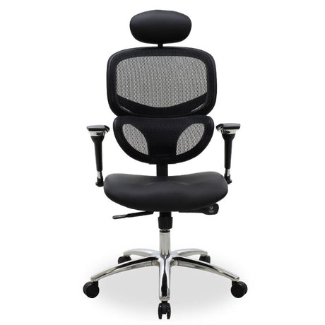 Scaun de birou manager, neagra, 65x65x122 cm