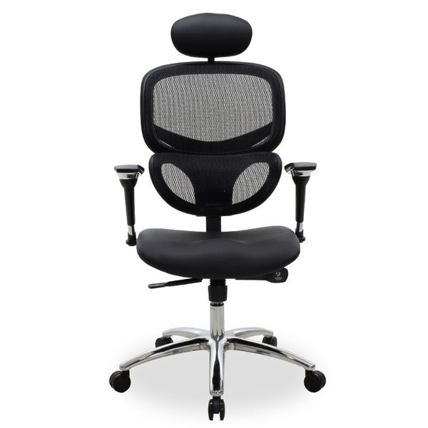 Scaun de birou manager, neagra, 65x65x122 cm