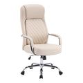 Scaun de birou Manager Rianda bej, 70x6x116-124 cm