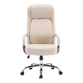 Scaun de birou Manager Rianda, bej, 70x6x116-124 cm, perspectiva suplimentara