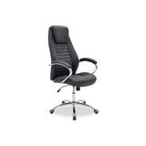Scaun de birou manager Sonar, 57x61x120 cm - Negru