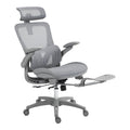 Scaun de birou manager Zenyk plasa, Alb, 63x70x126 cm, perspectiva suplimentara