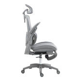 Scaun de birou manager Zenyk plasa, Alb, 63x70x126 cm, foto produs