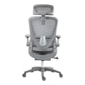 Scaun de birou manager Zenyk plasa, Alb, 63x70x126 cm, foto produs 7