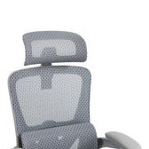 Scaun de birou manager Zenyk plasa, Alb, 63x70x126 cm, foto produs 8