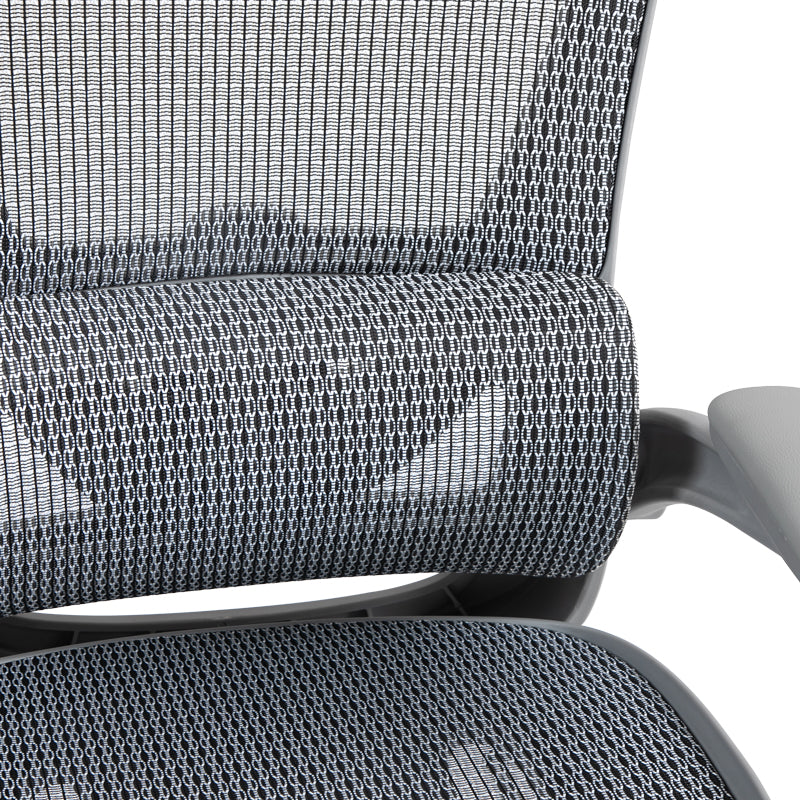 Scaun de birou manager Zenyk plasa, Alb, 63x70x126 cm