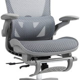 Scaun de birou manager Zenyk plasa, Alb, 63x70x126 cm