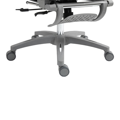 Scaun de birou manager Zenyk plasa, Alb, 63x70x126 cm, foto produs 11