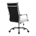 Scaun de birou managerial cu funcție ajustabilă Mavel, Albă, 55x62x100-110 cm, detaliu produs