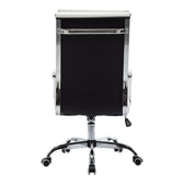 Scaun de birou managerial cu funcție ajustabilă Mavel, Albă, 55x62x100-110 cm, foto produs 6