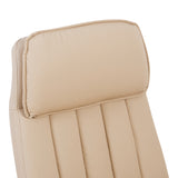 Scaun de birou managerial Morales, piele PU, 60x70x124 cm - Bej